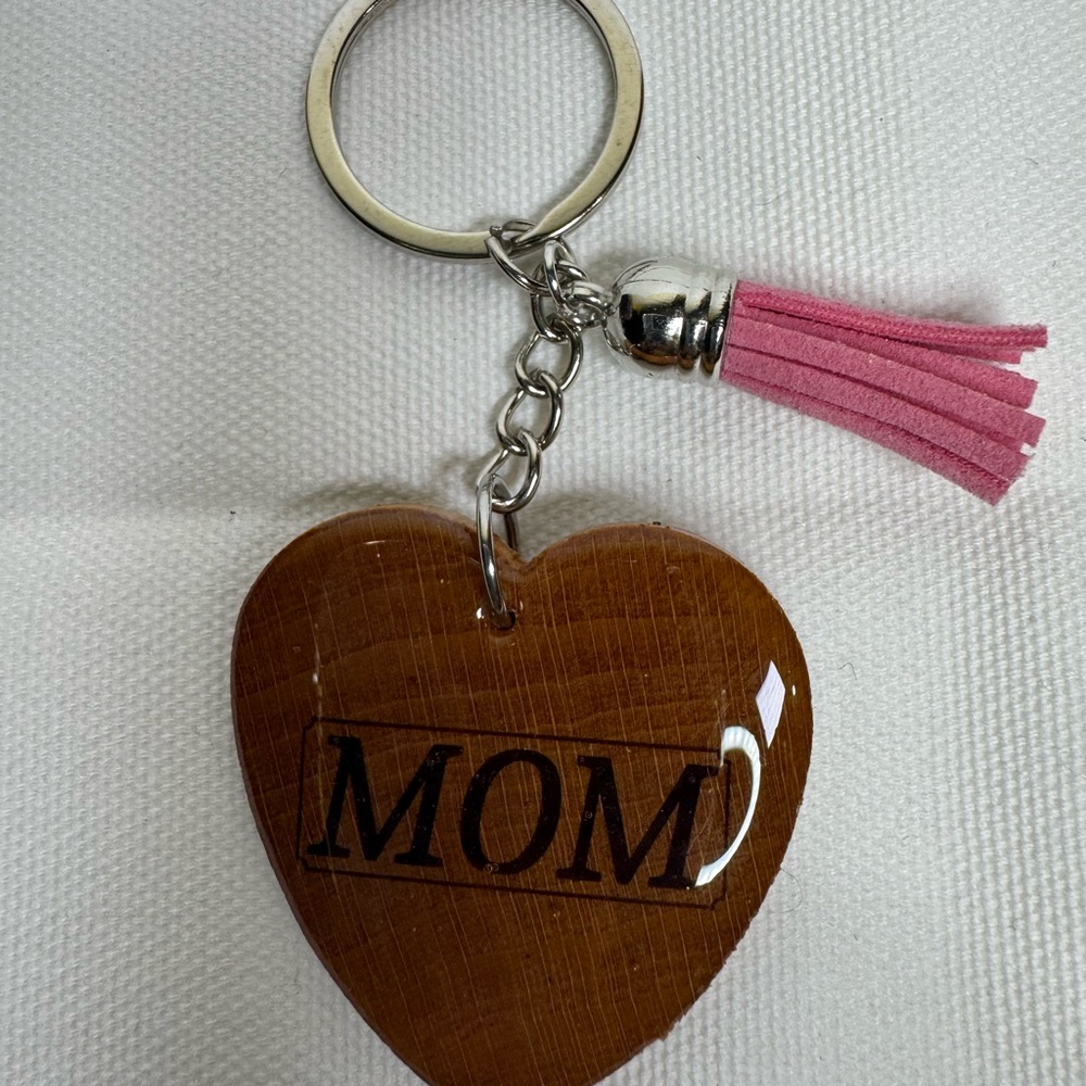 Brown and Black Resin Keychain  Accessories
